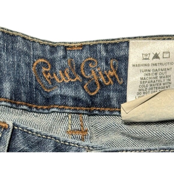 Cruel Girl‎ Alex Stretch Jeans Juniors 11 R Medium Wash Rocky Mountain Denim Y2K - Picture 7 of 16